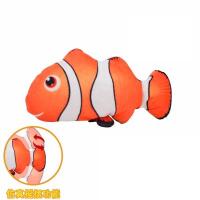 China Amazon Viable Hot Sales Usb Simulation Fish Charging Interactive Electric Fish Cat Toy for sale