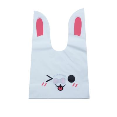 China BIODEGRADABLE Bunny Ears Cute Snowflake Cartoon Gift Wrap Cookies Crunchy Candy Bag Candy Bag Baking for sale