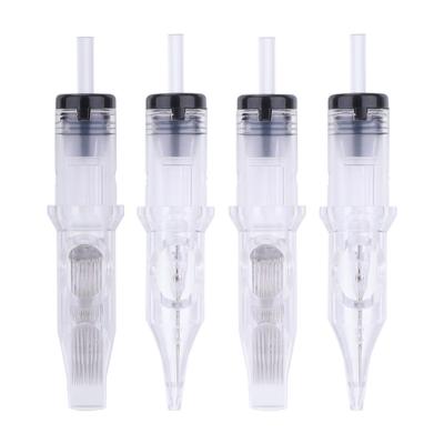 China Permanent High Quality Transparent Design Tattoo Needle Multi Sizes Disposable Tattoo Cartridge Needle for sale