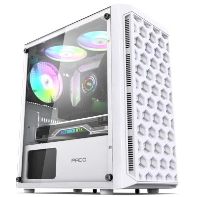 China Desktop Computer Cases And Towers ATX Game PC Gaming Cabinet Enclosing Computer Case for sale