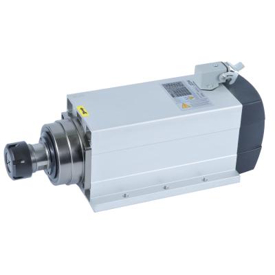 China HQD 6kW Motor eléctrico de husillo de madera 18000 rpm Refrigeración por aire GDF60-18Z-6.0 en venta