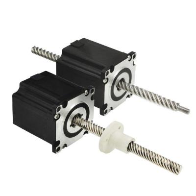 China Nema23 Captive Double Stack Stepper Motor 990N Kracht 2 Fase 4 Draad Stepper Motor Te koop