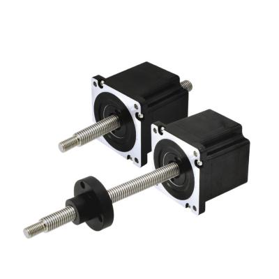 China Série 86LHS Seis fios 2000N Força 2 Fase Nema34 Não Captive External Nut Hybrid linear Stepper Motors Linear Acuadores à venda