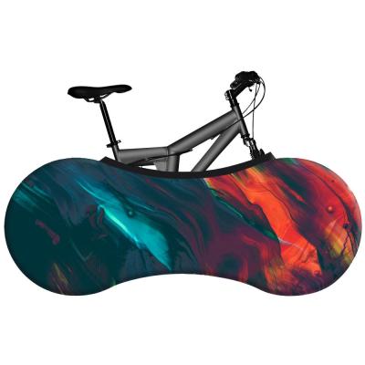 China Elastic Tight Bike Cover Washable Elastic Dirt Free Bike Storage Wheel Cover Tire Pack Fit All Bicycles for sale