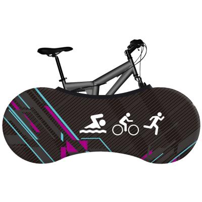 China Elastic Tight Bike Cover Washable Elastic Dirt Free Bike Storage Wheel Cover Tire Pack Fit All Bicycles for sale