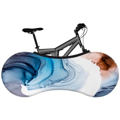 China Elastic Tight Bike Cover Washable Elastic Dirt Free Bike Storage Wheel Cover Tire Pack Fit All Bicycles for sale