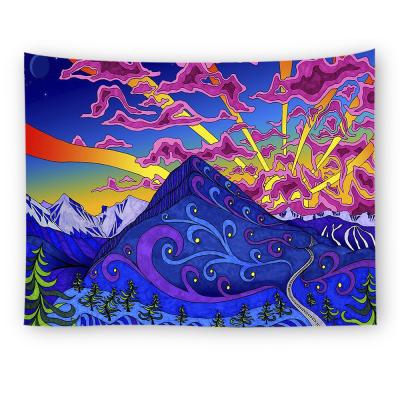 China Instagram Tapestry Wall Hanging Abstract Painting Tapestry with Art Home Decorations for Living Room Bedroom Dorm Decor for sale