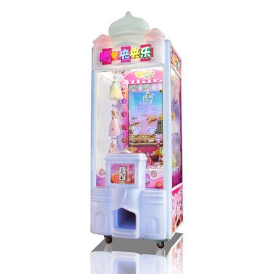 China Metal+acrylic+plastic Small Claw Machine Plush Toy Crane Candy Vending Machine Chocolate Gashapon Happy Lizzie Merchandiser Game Capsule Eggs for sale