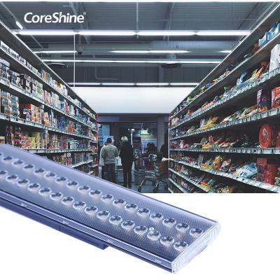 China Supermarket CoreShine Linear Track Light Pendant Panel Light For Supermarket for sale