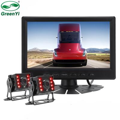 China 1920*1080P GreenYi 7 Inch AHD Monitor IPS 1080P IR Rear View Camera Truck Ultra Thin High Definition Vehicle For Car Bus for sale