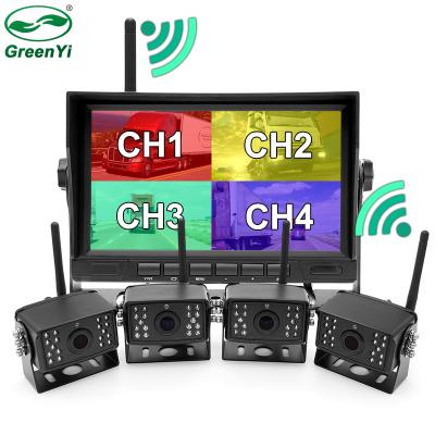 中国 GreenYi Waterproof 7 Inch Monitor AHD 720P High Definition Wireless Reverse Night Vision Truck DVR Recorder Wifi Backup Camera For Bus Car 販売のため