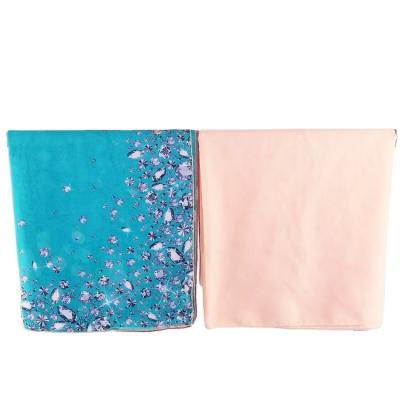 China 80s Polyester Waterproof Fabric For Turkey Scarf With Soft Cotton Hand Feeling For Muslim Women for sale