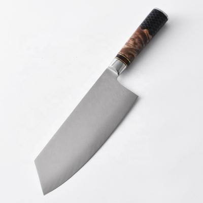 China Sustainable Damascus Kitchen Knife Cleaver Strong Chopping Knife With Resin Handle for sale