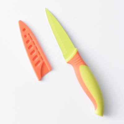 China New Viable Colorful Plastic Multifunctional Handle Fruit Peeling Knife Fruit Peeling Knife for sale