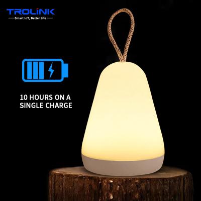 China Modern Kids Table Night Lamp Smart Voice Control RGBCW LED Night Lights for sale