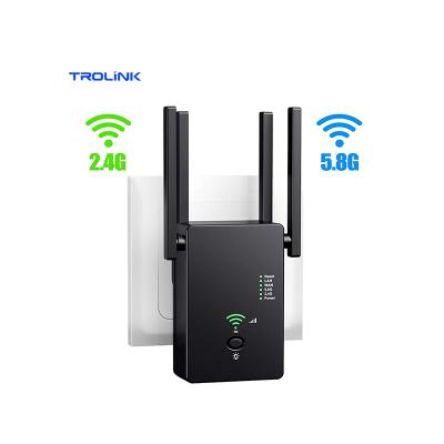 China 2.4G+5.8G Network Indoor Repeater WiFi Repeater Indoor Extender 1200M WiFi Repeater for sale