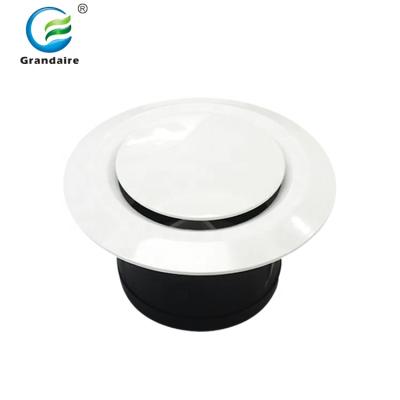 China Modern Air Vent Ehaust Ventilation ABS Plastic Air Vent Cover Round Outlet Outlet For HVAC for sale