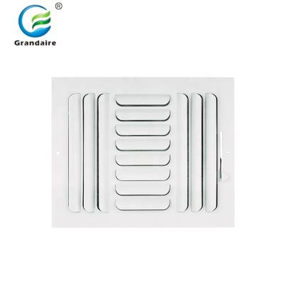 China Damper is optional steel HVAC air grate air outlet air register for sale