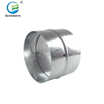 China Modern Non Return Round Backdraft Damper For Air Volume Control for sale