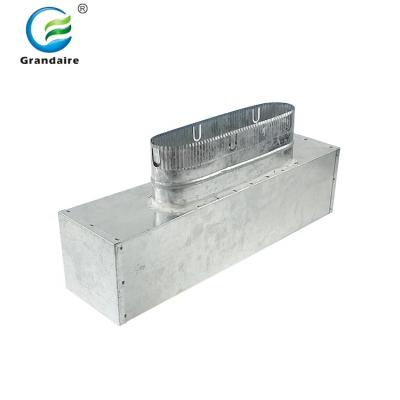 China Modern Truss Steel Air Duct HVAC Air Plenum Return Box Uni for sale