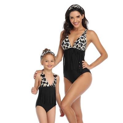 China 2020 breathable mommy and me new come one piece swimwear swimsuit for baby for sale