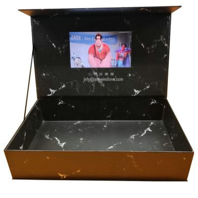 China Handmade 10.1 inch LCD Screen Gift Box Candle Name Card LCD Display Personalized Gifts Make Up Set for sale