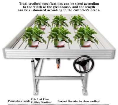 Китай Серебряные регулируемые по высоте фиксированные тепличные подвижные столы с клипом на боковом профиле скамейки продается