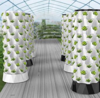 中国 30L 6 8 10 12 Layer Aeroponic Growing Towers Hydroponics Vertical Garden 販売のため