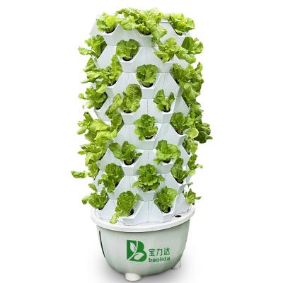 China 65L 8 Layers 64 Plant Holes Hydroponic Growing System With 6L Water Tank zu verkaufen