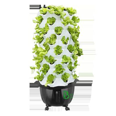 China 8 Layers Plastic Vertical Hydroponic System With Timer Water Control ABS Body for sale