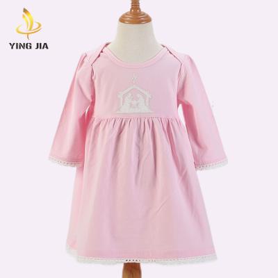 China Wholesale Breathable 2020 Spring Autumn Designs Girl Dresses Children Long Sleeve Cotton Baby Clothes for sale