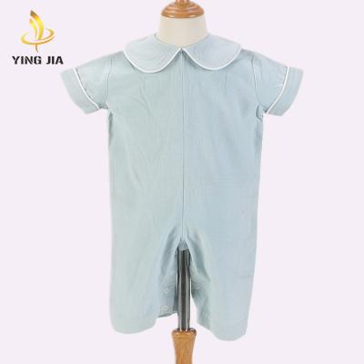 China Newborn Baby Short Striped Infant Romper Short Striped Infant Romper Doll Sleeve Equipment Anklet Baby Clothes One-Piece for sale