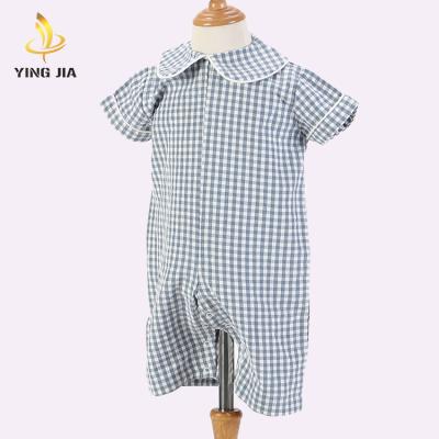 China To Boutique Cute Cotton Ankle Short Sleeve Romper Custom Baby Romper for sale