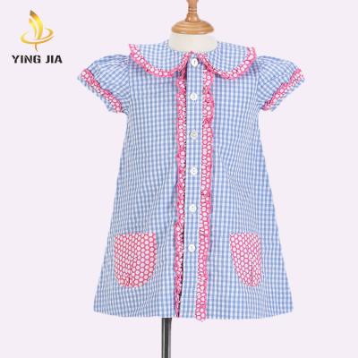 China Anti-pilling 2020 new summer fashion wholesale children's T-shirt stripe children's girls' short-sleeved tops for sale