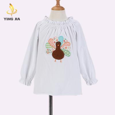 China Anti-pilling 2020 Cute Shirts Autumn Long Sleeve Kid Fashion Toddler Blouses Tops New Baby Girls Tops Shirts Infant Children Shirt for sale