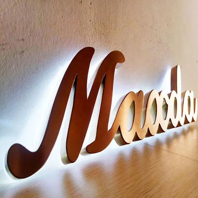 China Easy installation outdoor waterproof backlit 3d logo sign led letter number signage for sale