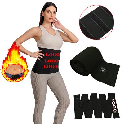 China DoubleDuDu Antibacterial Custom Invisible Bandage Bandage Shaper Slimming Body Belt Belly Wrap Waist Wrap Trainer for sale