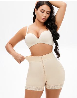 China Women High Viable Hot Nude Seamless Waist Control Shapewear Butt Abdominal Pusher Plus Size Shapers for sale