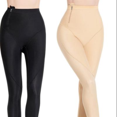 China Women's High Waist Shapewear Barrel Lipo Liposuction Post Surgery Antibacterial Compression Garments Wholesale Postpartum Gaiters for sale