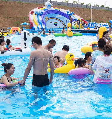 Китай New Design Inflatable Commercial Water Splash Park Floating Water Playground Equipment продается