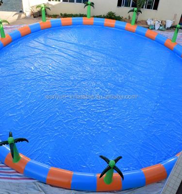 China Outdoor Family Inflatable Swimming Pool For Water Game PVC inflatable pool large inflatable swimming pool for sale