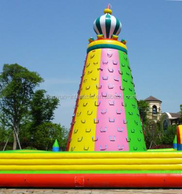 China Commercial Inflatable Rock Climbing Wall Rock Mountain Climbing Walls Rock Climbing Holds Sports Games for sale