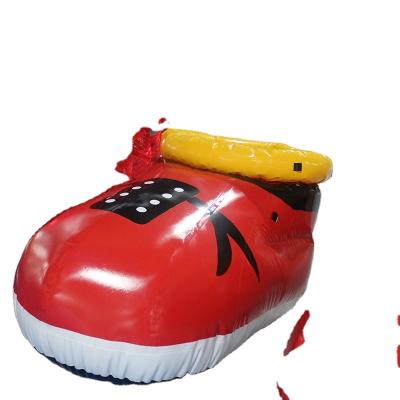 China Best Selling Inflatable Running Shoes Walking Race Sports Shoes Inflatable Sport Game For Sale for sale