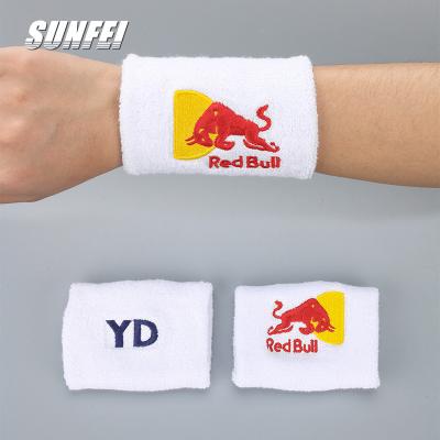 China Terry Cloth Moisture Wicking SportsTennis Wristband Wristband Sunfei Sweatband Non-Slip Gym Custom Workout For Women Men for sale