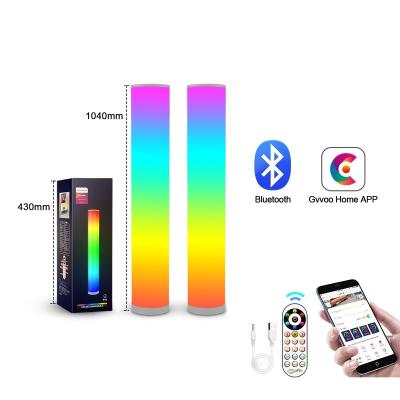 China Remote APP Control LED Cylinder Position Lamp Bedside RGB16 Color APP USB Light Living Room Decor Colorful Atmosphere Smart for sale