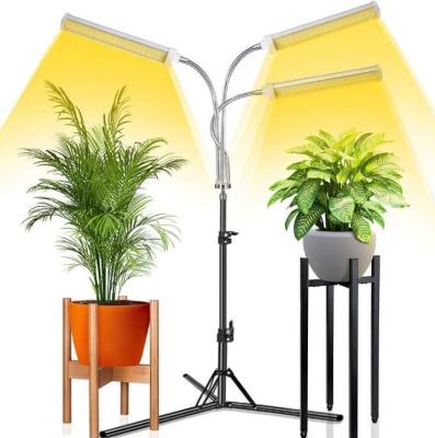 China Warehouse 3 Heads Led Plant Growth Light Tripod Greenhouse Vegetable Planting Nursery Light for sale