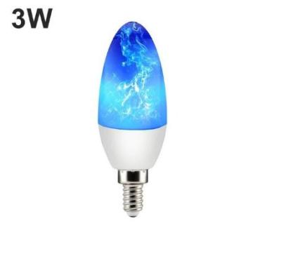 China Warehouse LED Flame Effect Bulb - 4 Modes Christmas Decorations Flame Bulbs - E26 Base LED Flame Bulbs For Christmas Lights for sale