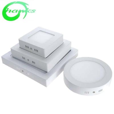 China China Manufacture Wholesale Round Indoor High Quality Led Panel Light Square 6W-24W Desk Light New for sale