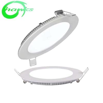 China Modern LED recessed panel light 12w18w24w hid round panel light consumer and commercial led panel light for sale