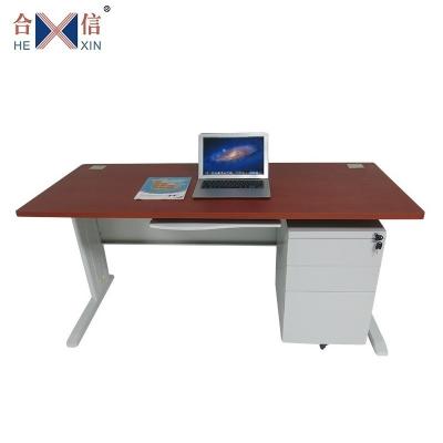 China Adjustable (Height) Customized Steel Office Staff Computer Desk Table With 3 Drawers for sale